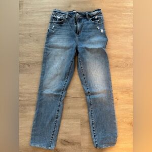 Abercrombie & Fitch Distressed Blue Skinny Jeans